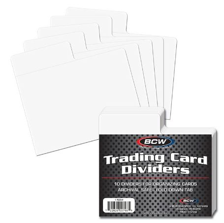 Trading Card Dividers - Horizontal | Clutch Gaming