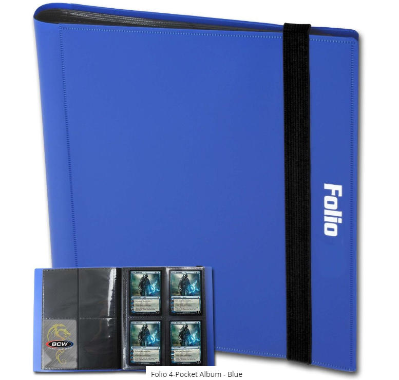 Folio 4-Pocket Album - Blue | Clutch Gaming