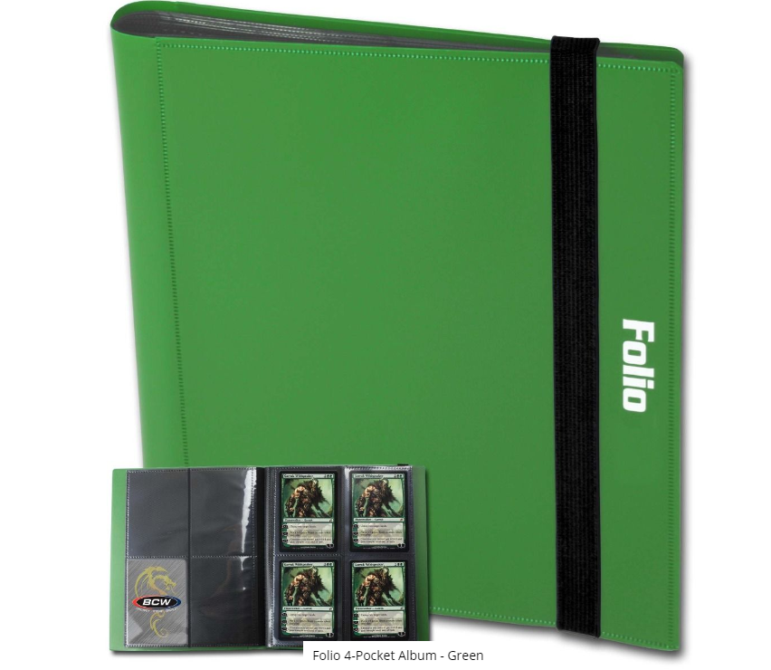 Folio 4-Pocket Album - Green | Clutch Gaming