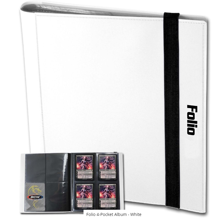 Folio 4-Pocket Album - White | Clutch Gaming