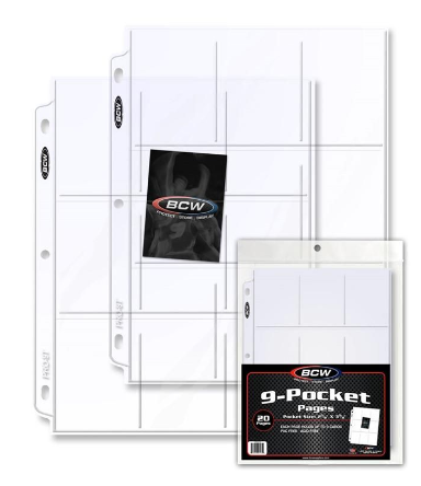 Pro 9-Pocket Page (20 CT. Pack) | Clutch Gaming