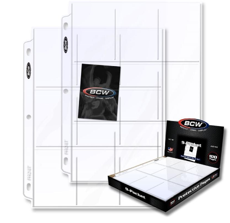 Pro 9-Pocket Page (100 CT. Box) | Clutch Gaming