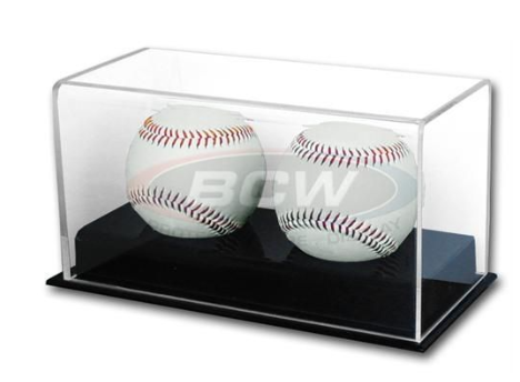 Acrylic Double Baseball Display | Clutch Gaming