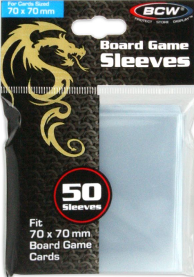 Board Game Sleeves - Square No.1 (70MM X 70MM) | Clutch Gaming