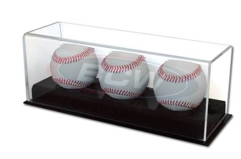 Acrylic Triple Baseball Display | Clutch Gaming