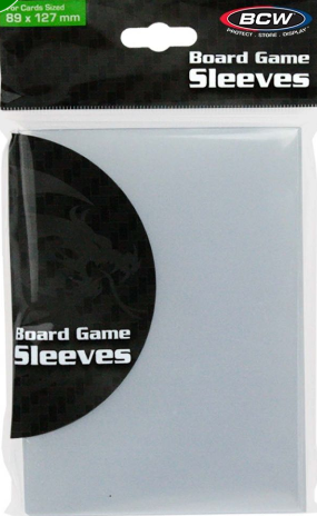 Board Game Sleeves - Double Size - (89 MM x 127 MM) | Clutch Gaming