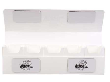 Hydra Mega 5 Compartment Deck Box - White | Clutch Gaming