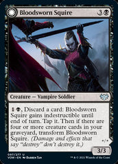 Bloodsworn Squire // Bloodsworn Knight [Innistrad: Crimson Vow] | Clutch Gaming