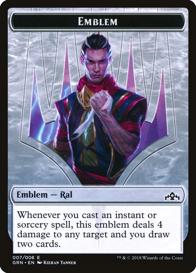 Ral, Izzet Viceroy Emblem [Guilds of Ravnica Tokens] | Clutch Gaming