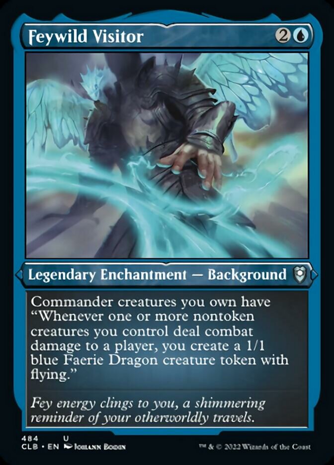 Feywild Visitor (Foil Etched) [Commander Legends: Battle for Baldur's Gate] | Clutch Gaming