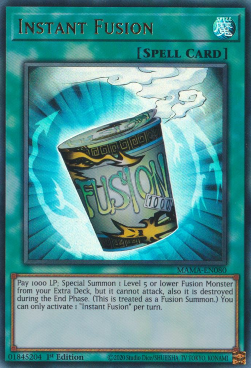 Instant Fusion [MAMA-EN080] Ultra Rare | Clutch Gaming