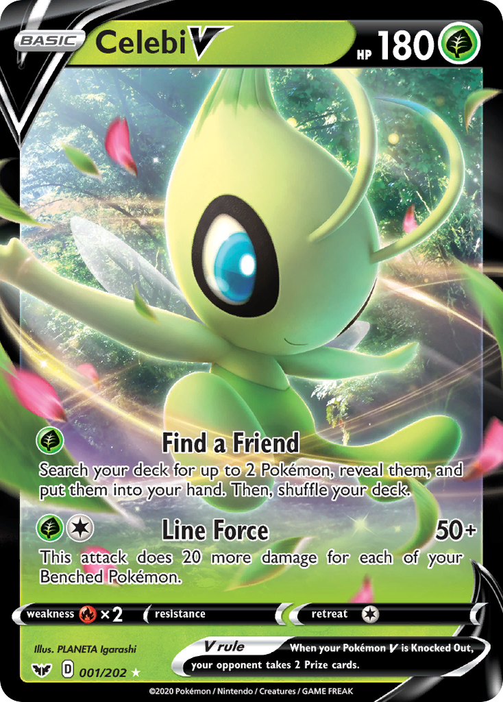 Celebi V (001/202) [Sword & Shield: Base Set] | Clutch Gaming