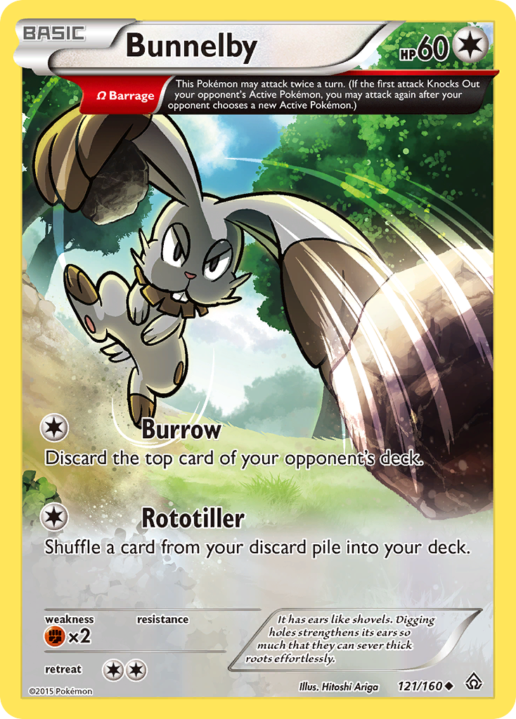 Bunnelby (121/160) [XY: Primal Clash] | Clutch Gaming