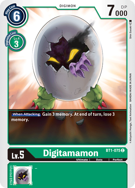 Digitamamon [BT1-075] [Release Special Booster Ver.1.0] | Clutch Gaming