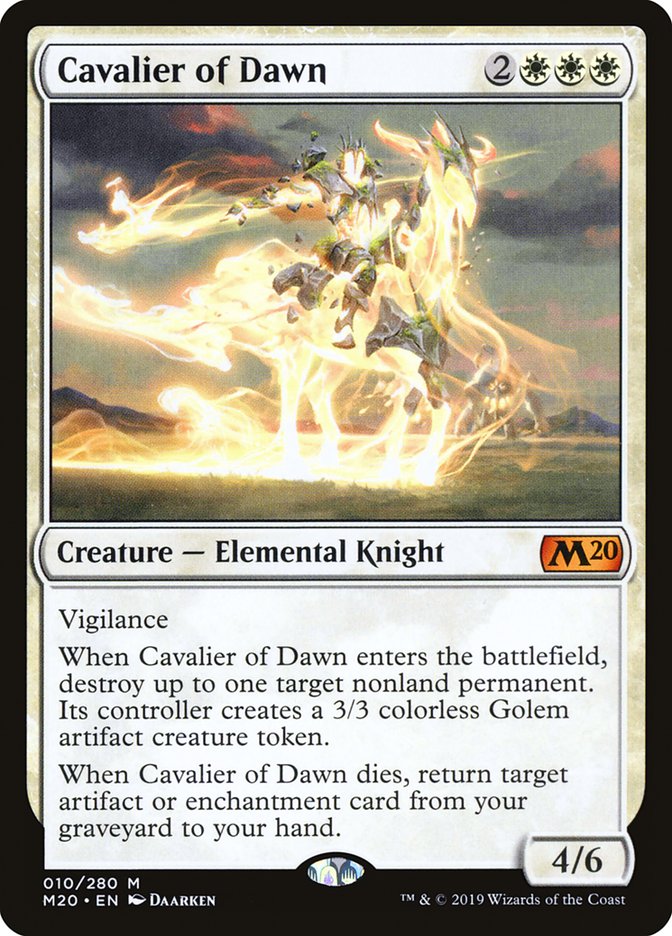 Cavalier of Dawn [Core Set 2020] | Clutch Gaming