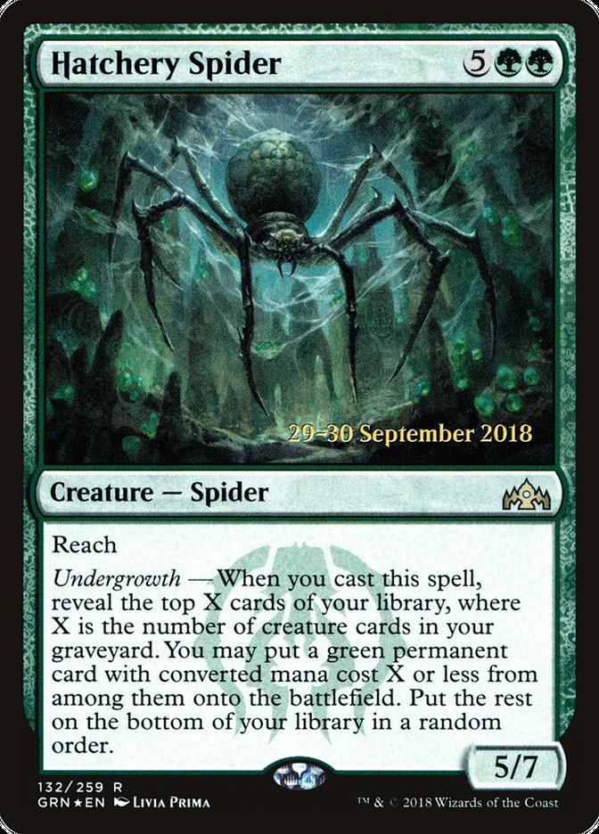 Hatchery Spider [Guilds of Ravnica Prerelease Promos] | Clutch Gaming