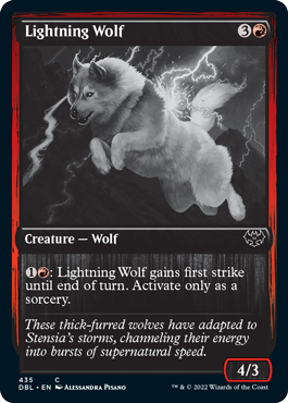 Lightning Wolf [Innistrad: Double Feature] | Clutch Gaming