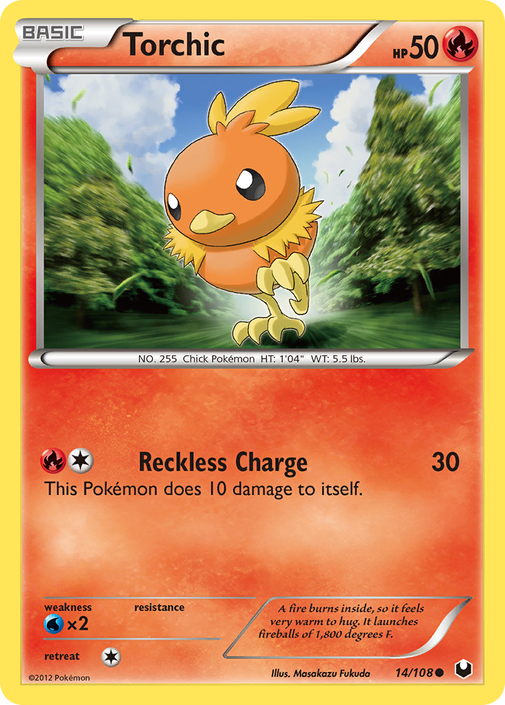 Torchic (14/108) [Black & White: Dark Explorers] | Clutch Gaming