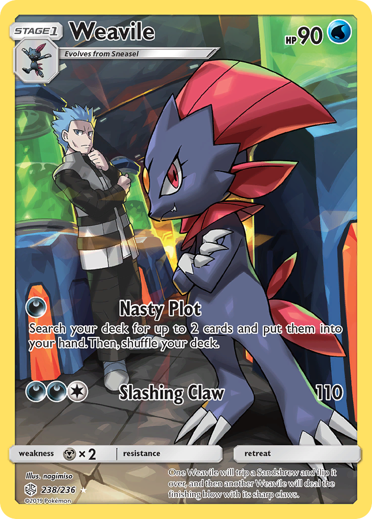 Weavile (238/236) [Sun & Moon: Cosmic Eclipse] | Clutch Gaming