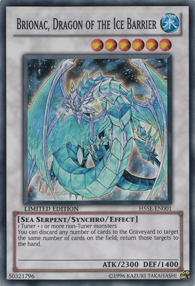 Brionac, Dragon of the Ice Barrier [H5SE-EN001] Super Rare | Clutch Gaming