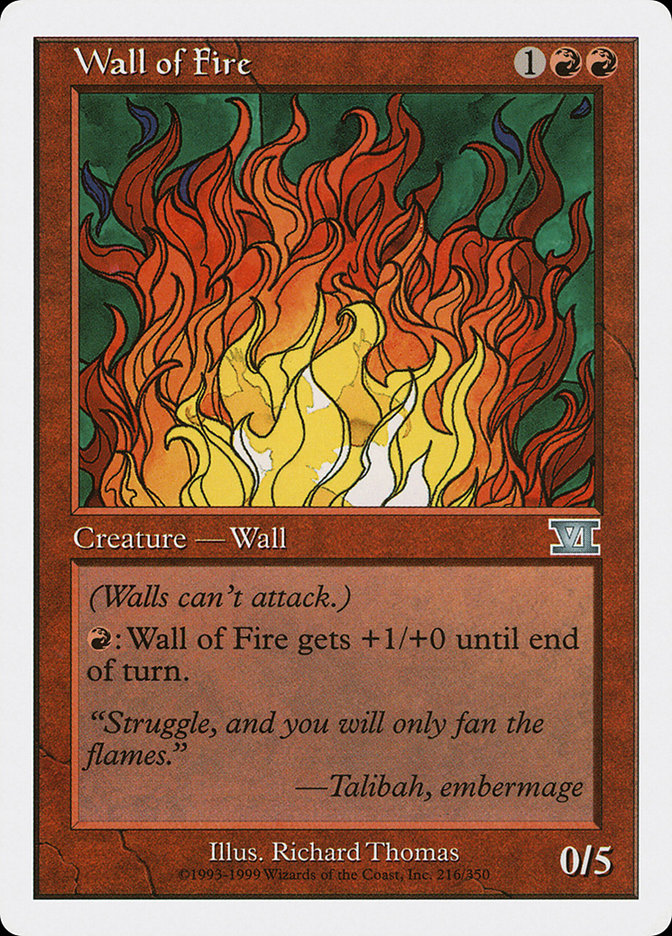 Wall of Fire [Classic Sixth Edition] | Clutch Gaming