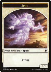 Spirit (001) // Spirit (006) Double-Sided Token [Commander 2016 Tokens] | Clutch Gaming