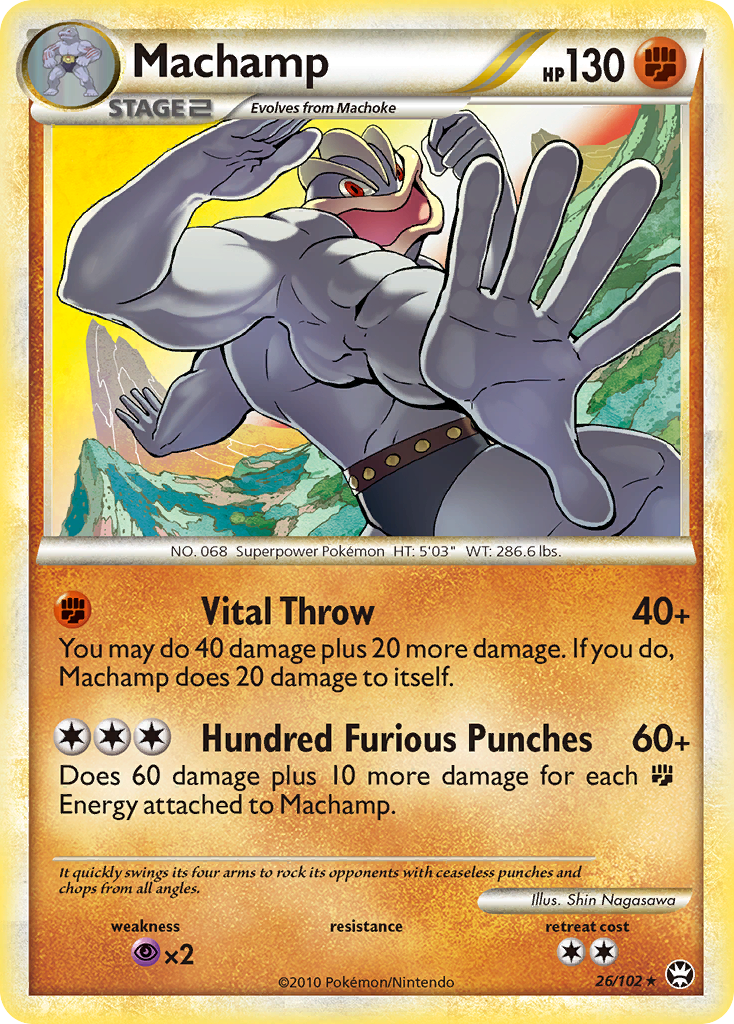Machamp (26/102) [HeartGold & SoulSilver: Triumphant] | Clutch Gaming