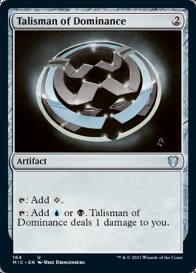 Talisman of Dominance [Innistrad: Midnight Hunt Commander] | Clutch Gaming