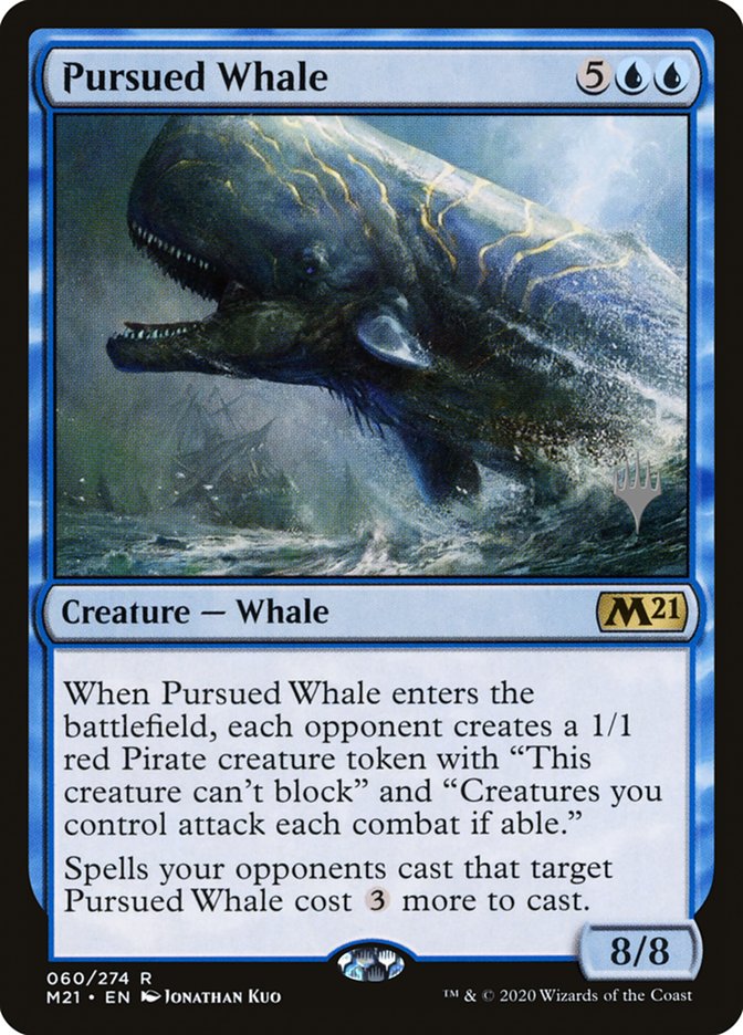 Pursued Whale (Promo Pack) [Core Set 2021 Promos] | Clutch Gaming