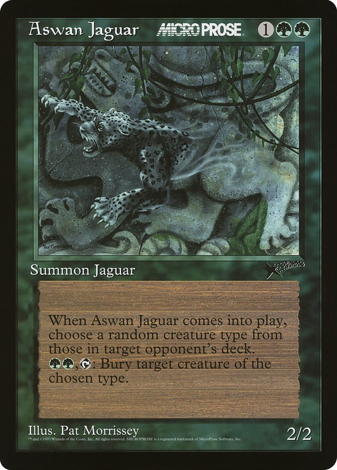 Aswan Jaguar [MicroProse Promos] | Clutch Gaming