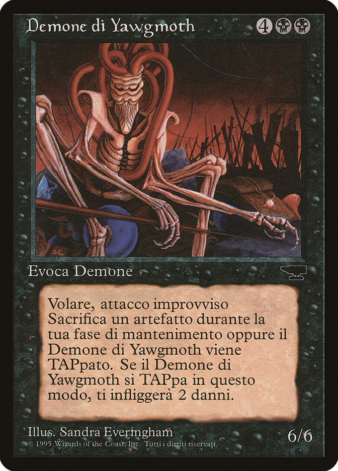 Yawgmoth Demon (Italian) [Rinascimento] | Clutch Gaming