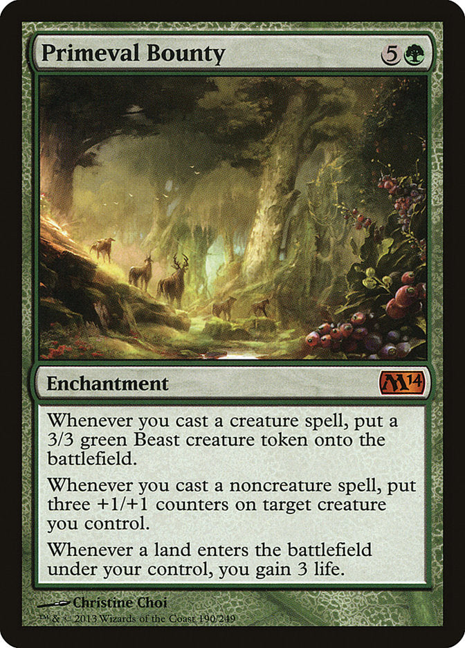 Primeval Bounty [Magic 2014] | Clutch Gaming