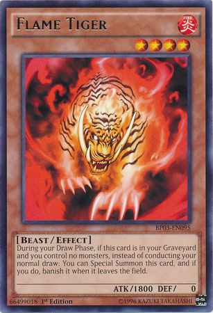 Flame Tiger [BP03-EN095] Rare | Clutch Gaming