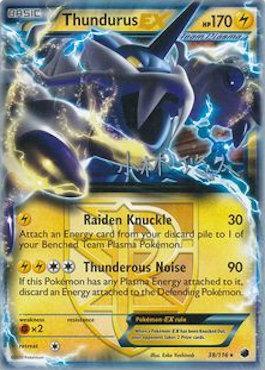 Thundurus EX (38/116) (Plasma Power - Haruto Kobayashi) [World Championships 2014] | Clutch Gaming