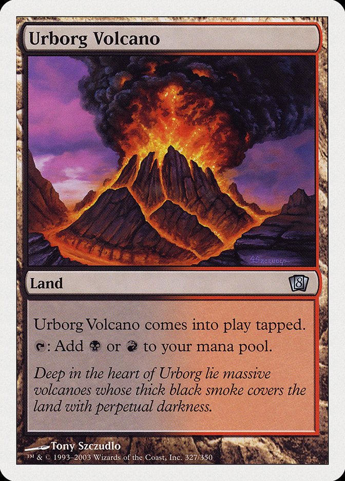 Urborg Volcano [Eighth Edition] | Clutch Gaming