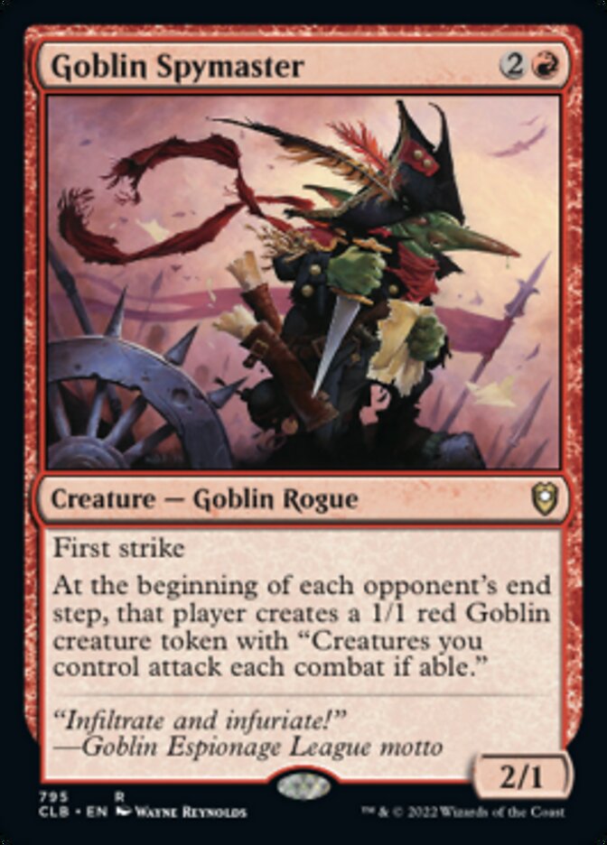 Goblin Spymaster [Commander Legends: Battle for Baldur's Gate] | Clutch Gaming