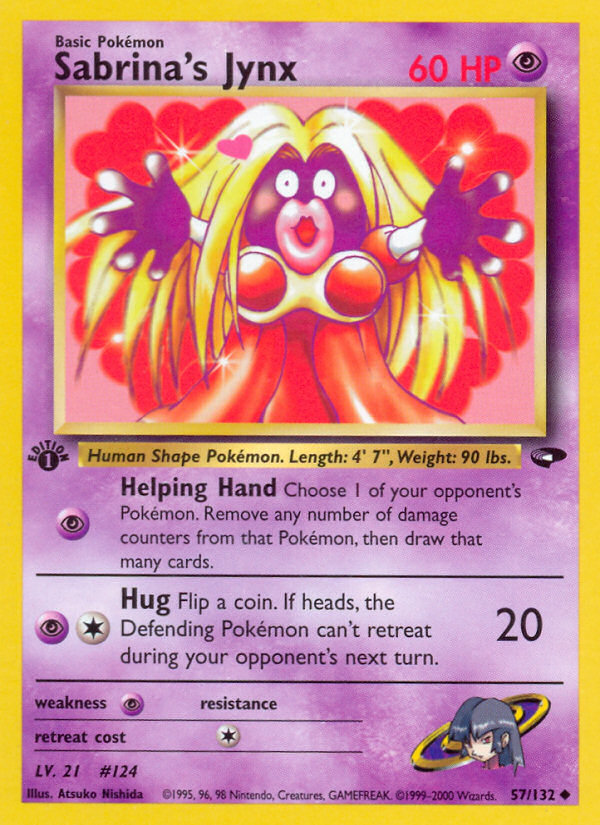 Sabrina's Jynx (57/132) [Gym Challenge 1st Edition] | Clutch Gaming