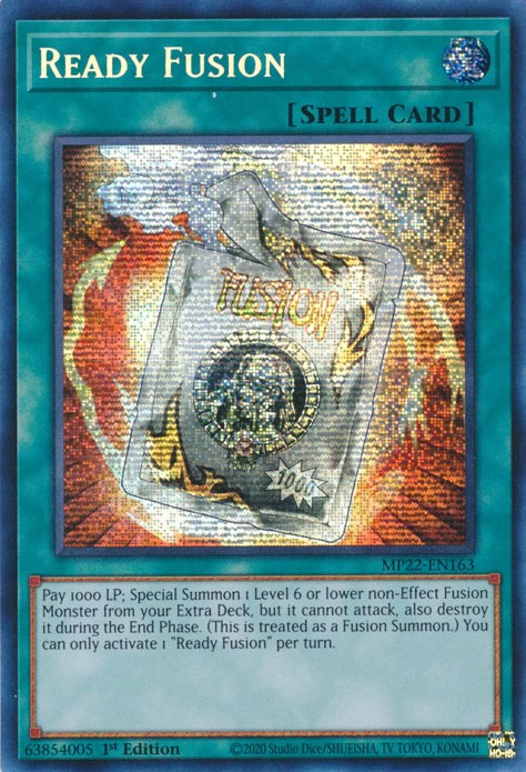 Ready Fusion [MP22-EN163] Prismatic Secret Rare | Clutch Gaming