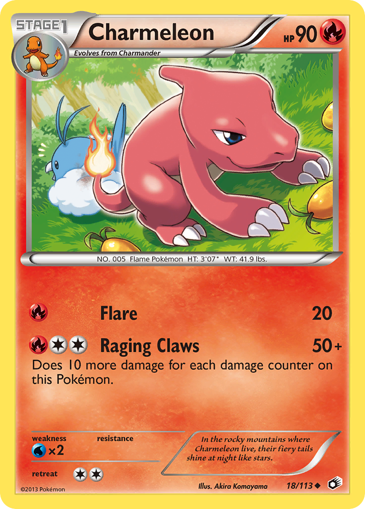 Charmeleon (18/113) [Black & White: Legendary Treasures] | Clutch Gaming