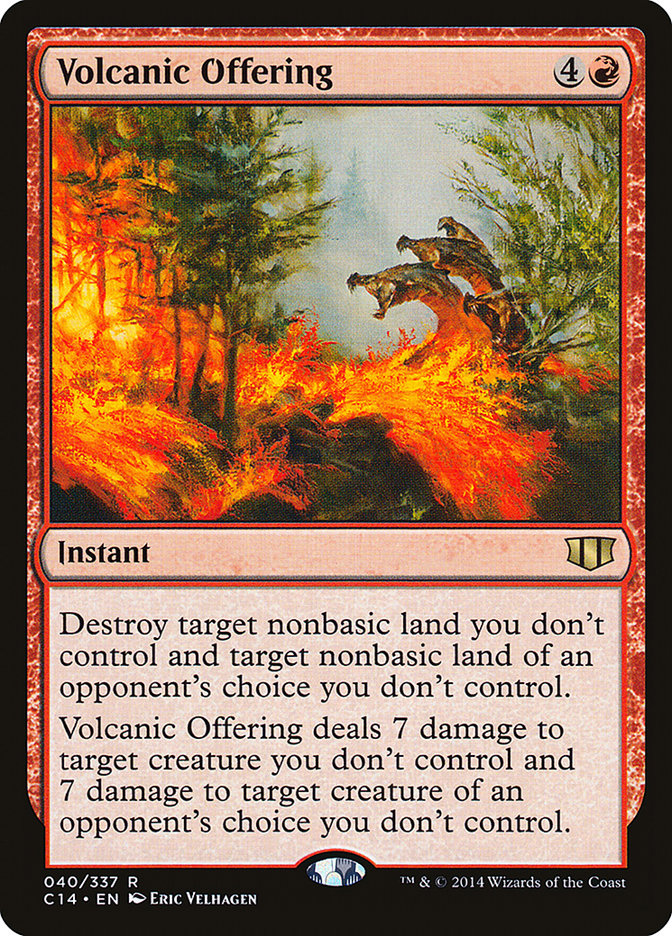 Volcanic Offering [Commander 2014] | Clutch Gaming