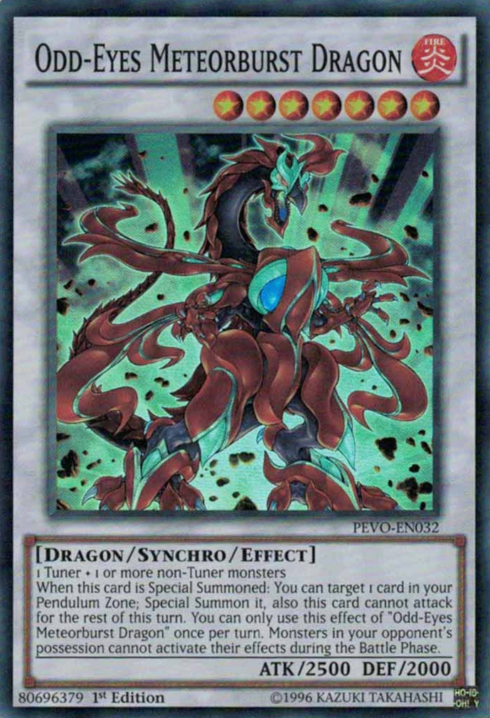 Odd-Eyes Meteorburst Dragon [PEVO-EN032] Super Rare | Clutch Gaming