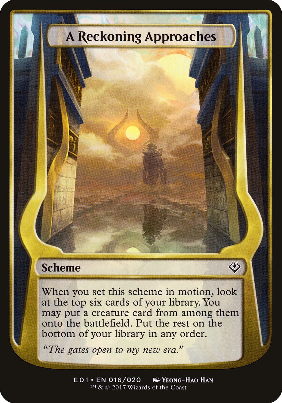 A Reckoning Approaches (Schemes) [Archenemy: Nicol Bolas Schemes] | Clutch Gaming