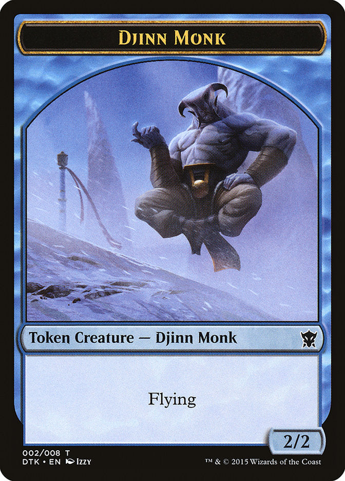 Djinn Monk Token [Dragons of Tarkir Tokens] | Clutch Gaming