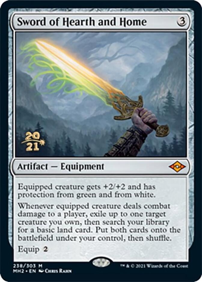 Sword of Hearth and Home [Modern Horizons 2 Prerelease Promos] | Clutch Gaming