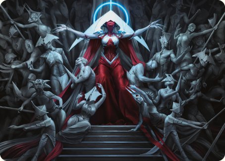 Elesh Norn, Mother of Machines Art Card [Phyrexia: All Will Be One Art Series] | Clutch Gaming