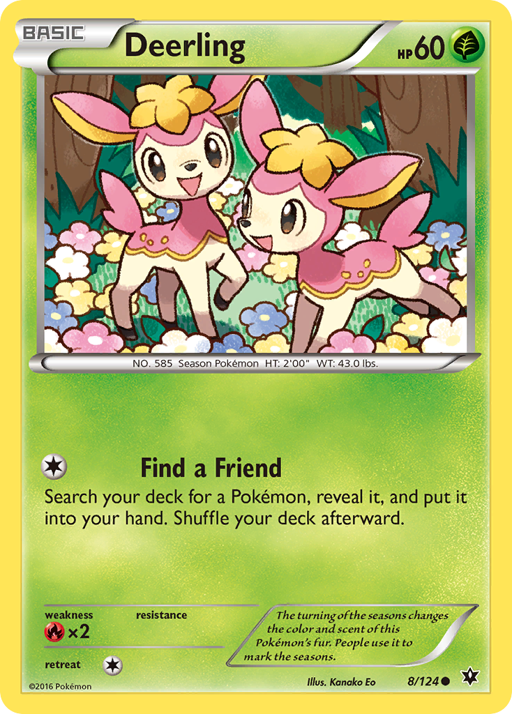 Deerling (8/124) [XY: Fates Collide] | Clutch Gaming