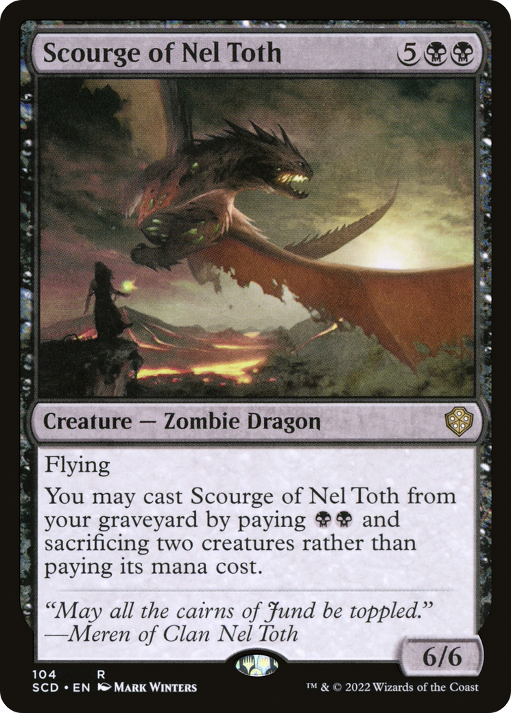 Scourge of Nel Toth [Starter Commander Decks] | Clutch Gaming