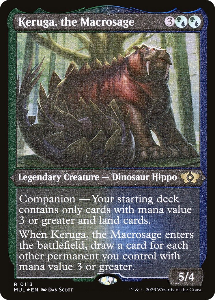 Keruga, the Macrosage (Foil Etched) [Multiverse Legends] | Clutch Gaming