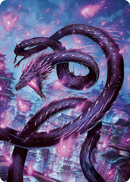 Junji, the Midnight Sky 2 Art Card [Kamigawa: Neon Dynasty Art Series] | Clutch Gaming