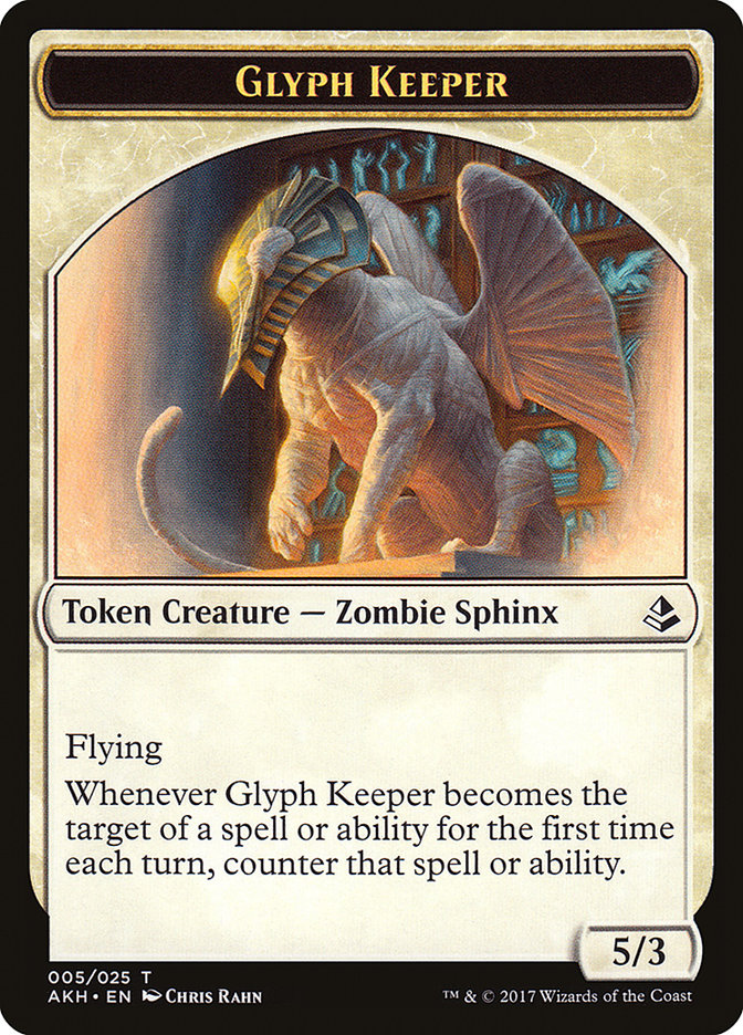 Glyph Keeper Token [Amonkhet Tokens] | Clutch Gaming